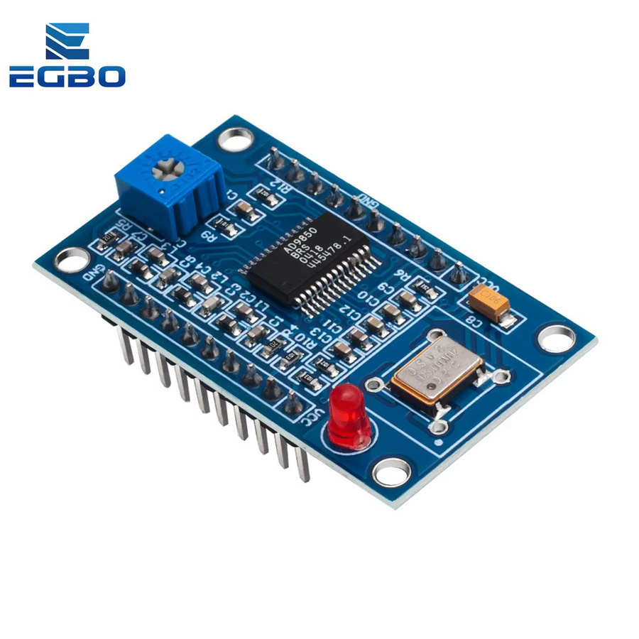 EGBO DDS-Signalgeneratormodul Entwicklungsplatine mit AD9850 für 0–70 MHz und 0–40 MHz, 2 Sinuswellen und 2 Rechteckwellen, Blau - Bild 2