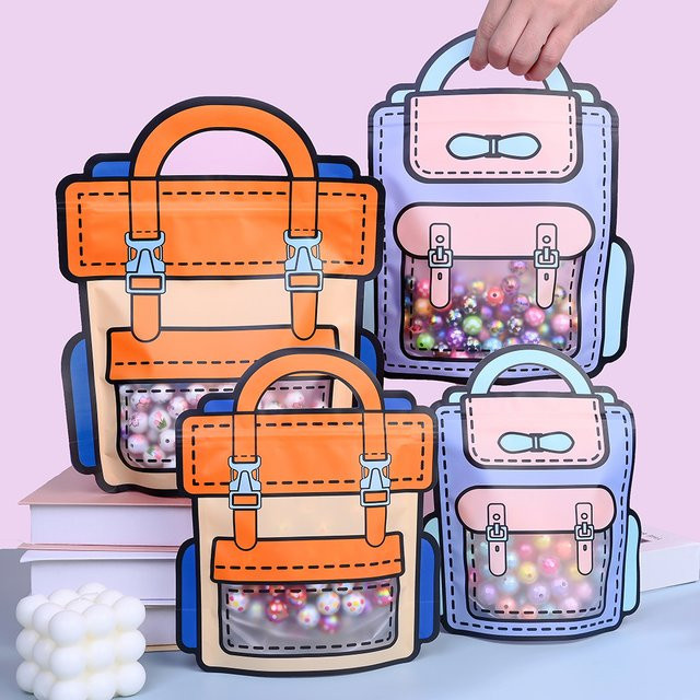 iYOE 10er Set Kunststoff-Organisationsbeutel in Mehrfarben, selbstdichtende Beutel für Party-Geschenkverpackungen und tägliche Essentials, B/H: 18,0 x 21,0 cm - Bild 1