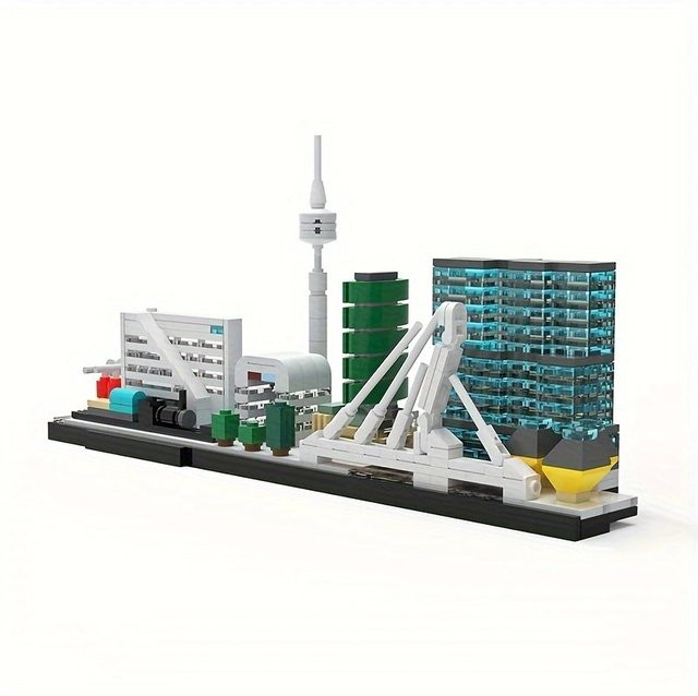 Garno Moc City Niederlande Rotterdam Skyline Architektur, Bausteine - Bild 1