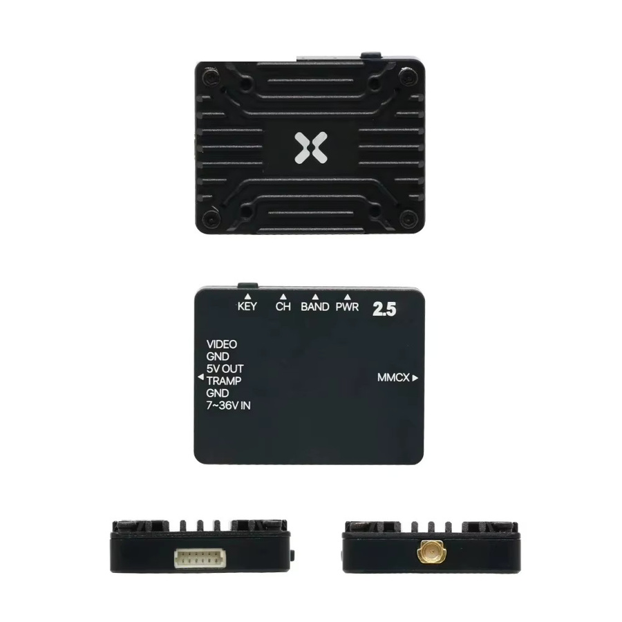 Foxeer Reaper Extreme FPV VTX Video Sender 2,5 W einstellbar Schwarz 20 x 20 mm für FPV Long Range - Bild 2