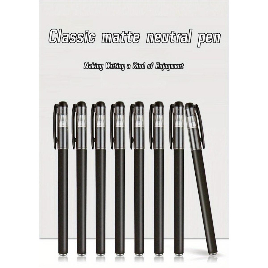 20-teiliges Set schwarze Gelstifte mit 0,5 mm Spitze für geschmeidiges Schreiben - Bild 2