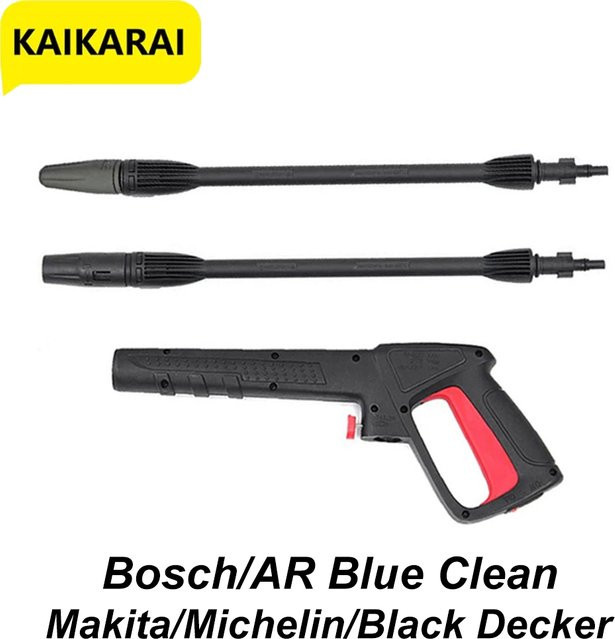 Kaikarai Hochdruckreiniger Spritzpistole Jet Lance Düse in Schwarz-Grau für Black Decker, Ar Blue Clean und Michelin - Bild 1