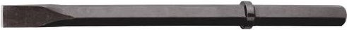 Rennsteig Flachmeißel 6kt 32x152/Bund46 in Grau aus Stahl, Länge: 400 mm - Bild 1