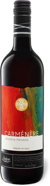 Deluxe Carménère Reserva Privada Valle Central Chile trocken vegan Rotwein 2023 0,75 l - Bild 1