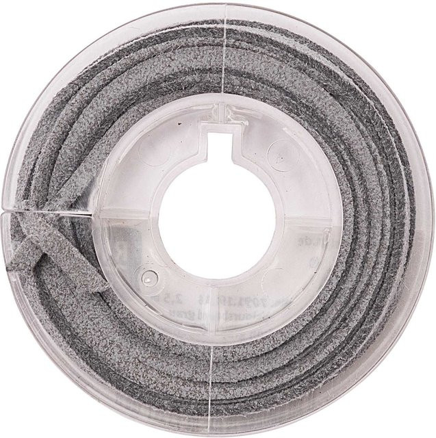Rico Design Veloursband Grau 2 x 1 mm x 2,5 m - Bild 1