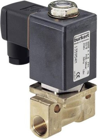 Bürkert Magnetventil 51324 0255 230V in Schwarz - Bild 1