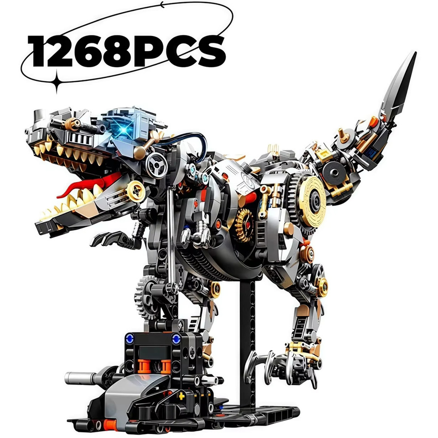 CETYL Semi-Mechanische Dinosaurier Montage Bausteine, 1268 Teile, ab 12 Jahre - Bild 2
