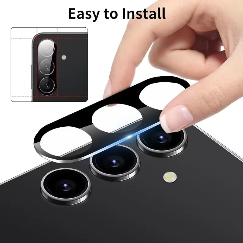 Kamera Objektiv Schutzring für Samsung Galaxy S25 S24 Ultra A16 A36 A56 A35 A55 A15 A54 aus gehärtetem Glas - Bild 2