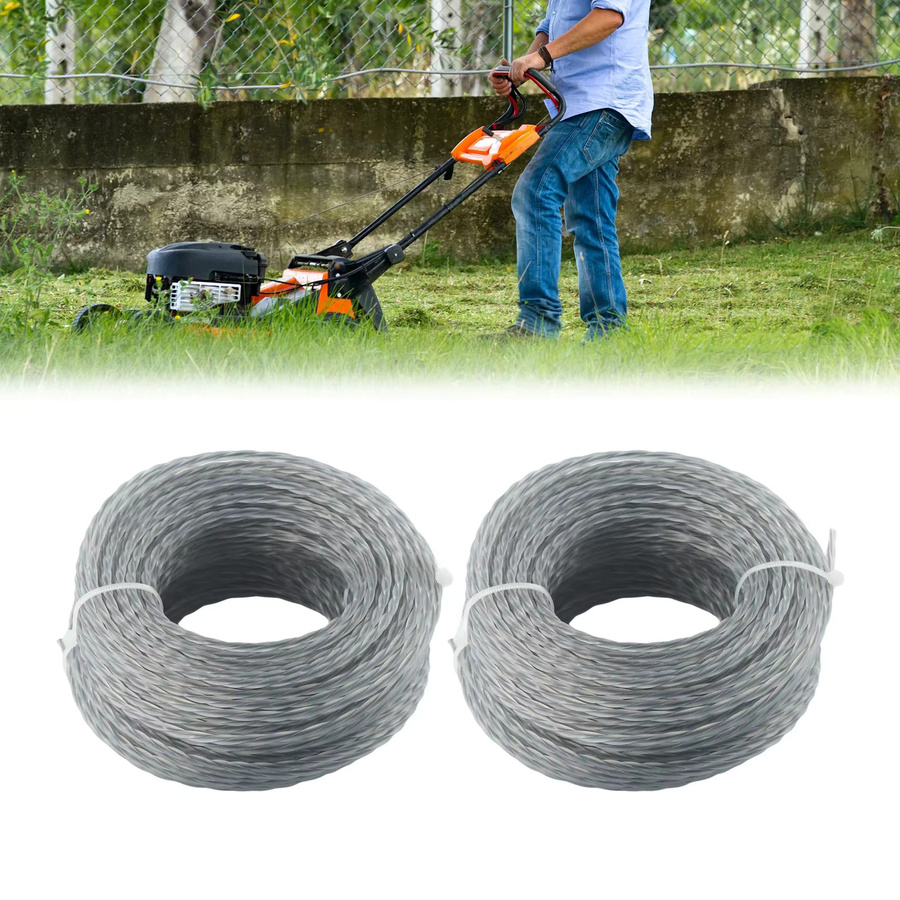 Vibratite Rasentrimmerfaden Set mit Seilkernverstärkung, 2 Rollen à 15 m, Durchmesser: 2,0 mm bis 3,0 mm - Bild 4
