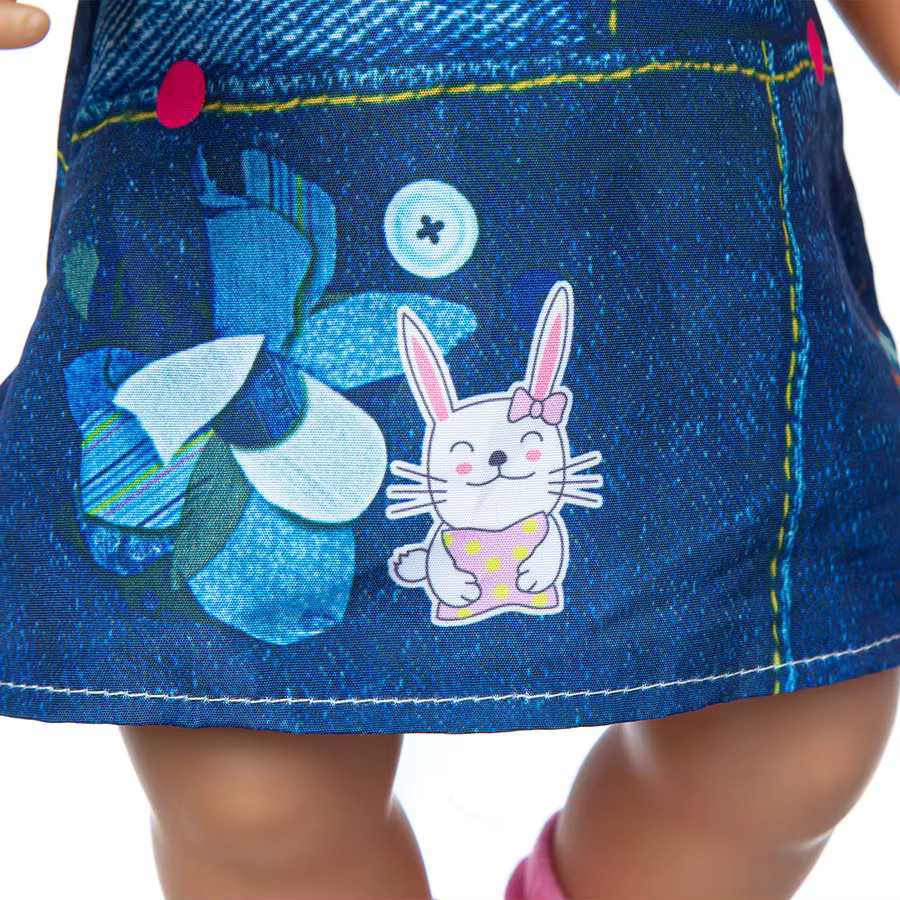 dearbei Amerikanische Puppe Kleidung Set, Cartoon Katze Druck, Zubehör - Bild 4