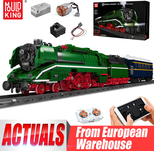 Mould King BR18 201 Deutscher Expresszug, Modellbausatz, APP- & RC-gesteuert, ab 14 Jahren - Bild 1