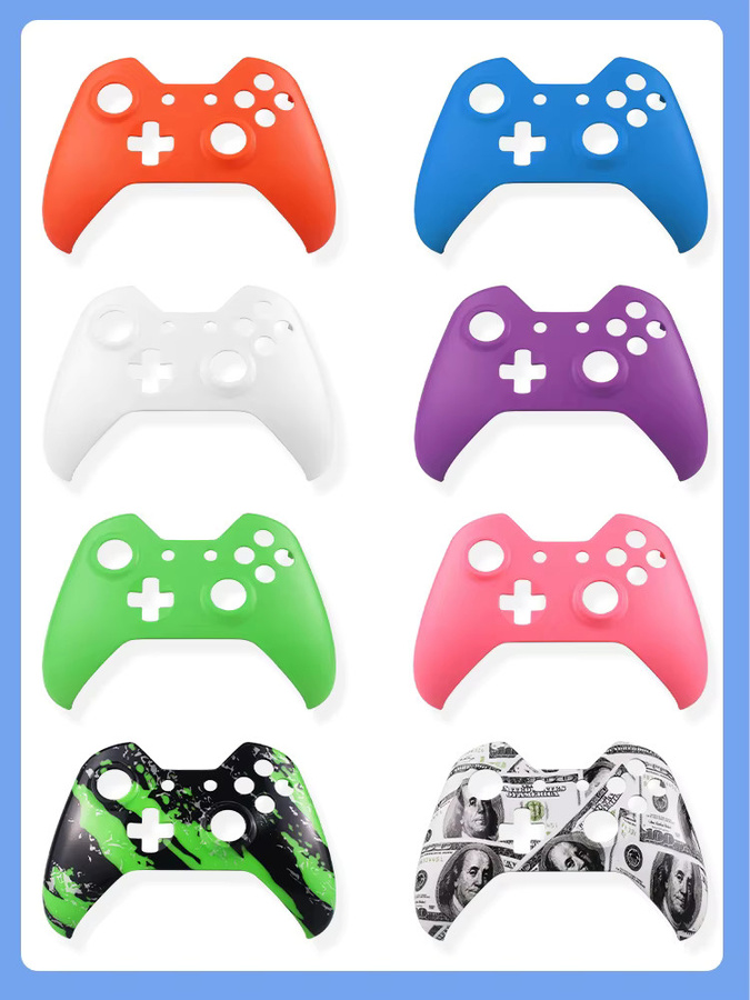 DATA FROG Ersatz Frontgehäuse für Xbox One Controller in Grün, DIY Custom Repair Frontplatte und Schutzhülle - Bild 3