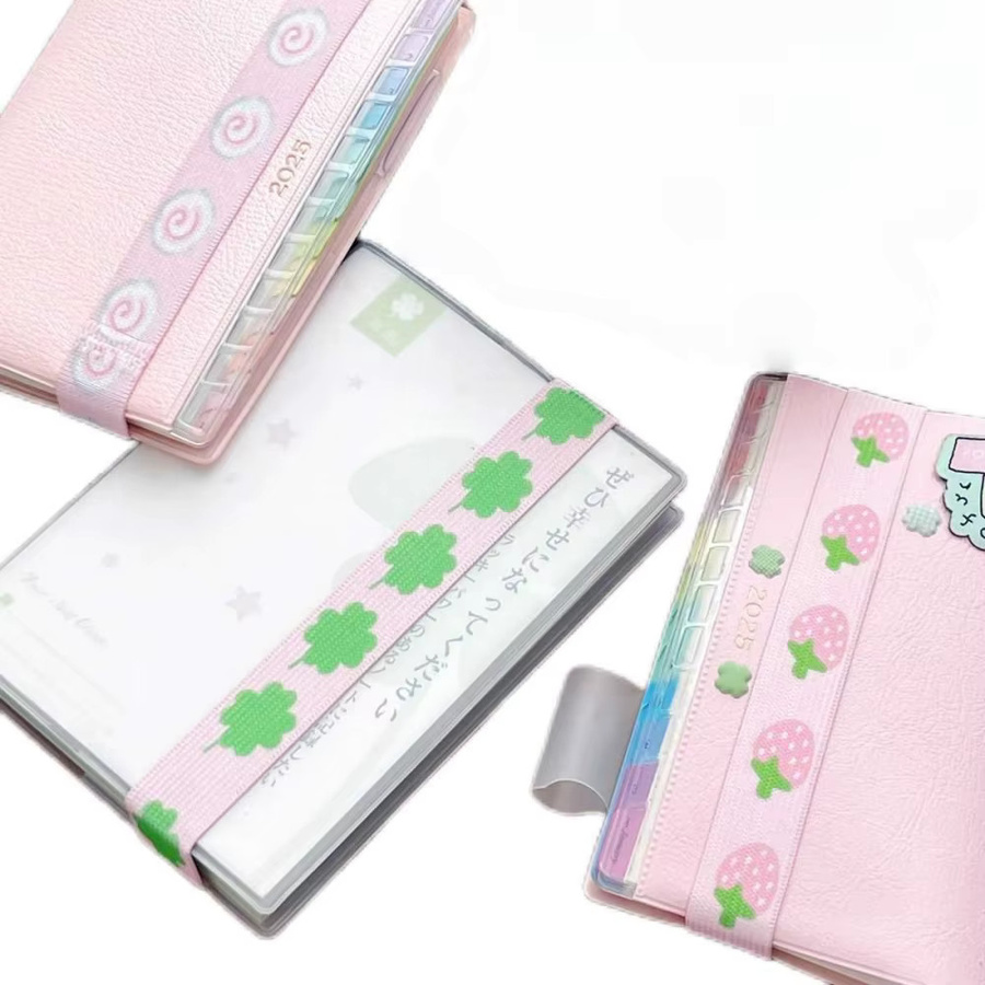 Elastisches Band mit Stern-Dekoration für A7 M5 Planer und Notizbücher im Kawaii-Stil für Scrapbooking - Bild 3