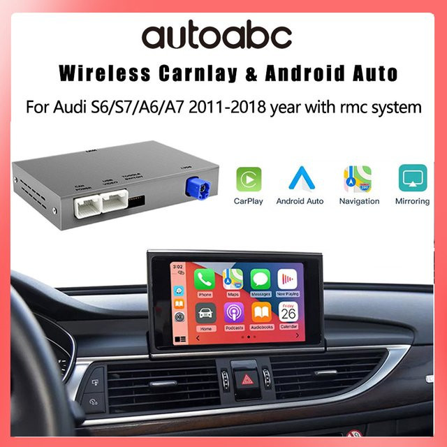 AUTOABC Android Auto und CarPlay Interface für Audi A6 S6 A7 C7 inklusive Mirror Link, AirPlay und Rückfahrkamera - Bild 1