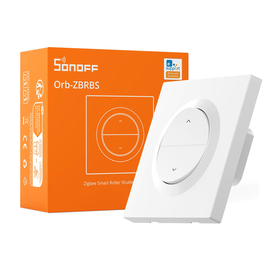 SONOFF Fusion Series Orb Zigbee Smart Rollladen-Wandschalter ZBRBS-E in Weiß mit präziser Prozentinstellung für ZHA Zigbee Hub - Bild 3