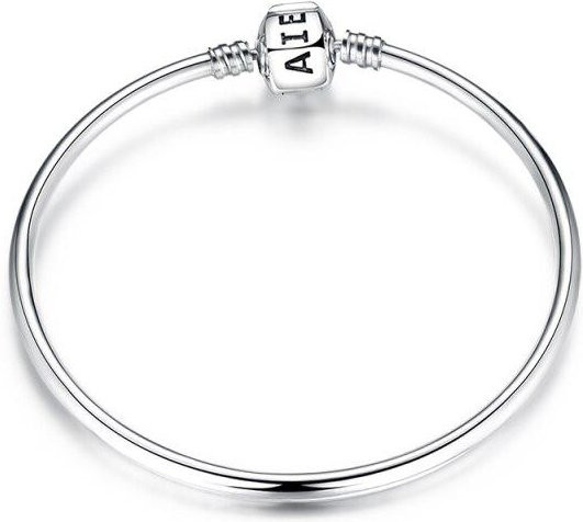 YIRAN Jewelry Charm Liebe Rosa Rose, 925 Silber, Damen, 21cm - Bild 1