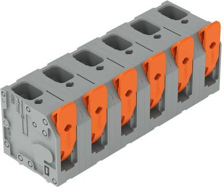 WAGO 2606-3356 Leiterplattenklemme Grau, 16 Stück - Bild 1