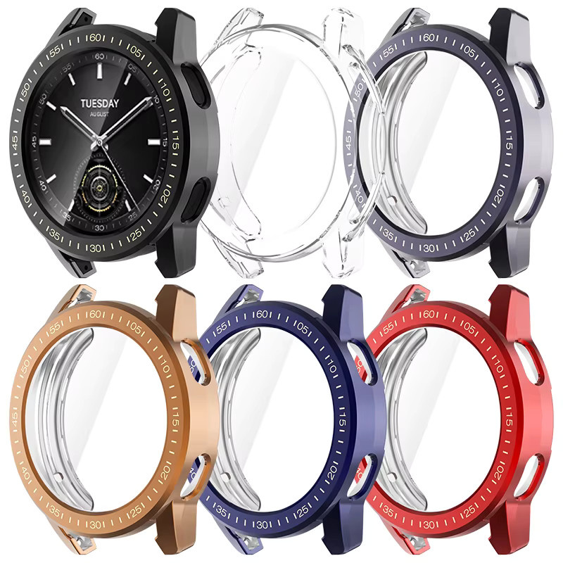 Xiaomi Watch S3 Hülle, TPU, Schwarz - Bild 2