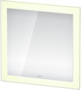 Duravit Badspiegel White Tulip mit Sensor, Beleuchtung und Dimmfunktion, Farbe: Weiß, B/H/T: 75 x 75 x 5 cm - Bild 1