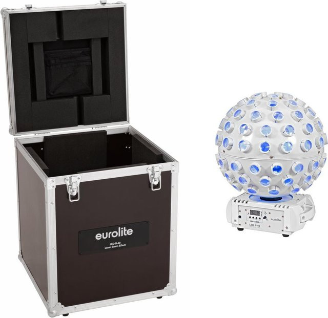 Eurolite Set LED B-40 Laser Strahleneffekt in Weiß mit Case - Bild 1