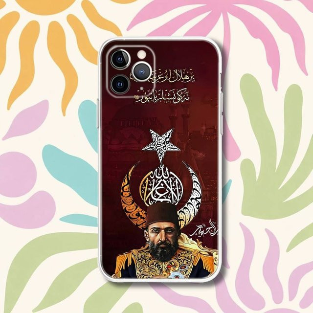 Durchsichtige Handyhülle mit Osmanisches Reich Wappen von mart32 für iPhone Modelle, Farbe: Transparent/Multicolor - Bild 1