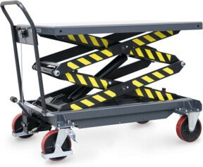 Fetra Hubtischwagen 6838 aus Stahl in Anthrazit und Grau - Bild 1
