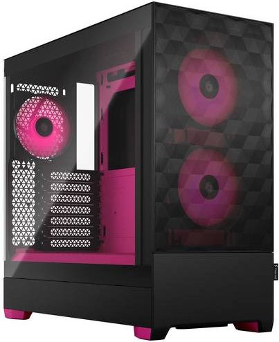 Fractal Design Pop Air RGB Tower PC-Gehäuse in Schwarz und Magenta mit Glas-Seitenteil und USB-C Anschluss - Bild 1