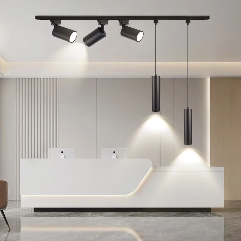 LANGYUE LED-Schienenleuchte in Schwarz mit GU10 Fassung für Wohnzimmer und Ladenlokale - Bild 3