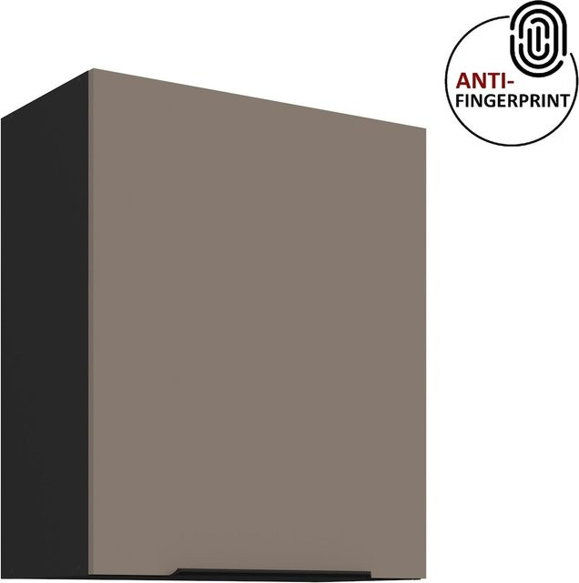 Küchen Hängeschrank ARIA Sandgrau matt mit Einlegeböden Breite: 60 cm, Höhe: 72 cm - Bild 1