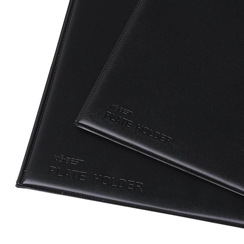 Yiran Furniture Klemmbrett aus PU-Leder in Schwarz für A4/A5 Dokumente als Schreibblock und Organizer für deinen Bürobedarf - Bild 4
