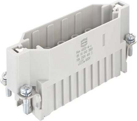 HARTING Stifteinsatz 40 Crimpen, Grau, 09160403001 - Bild 1