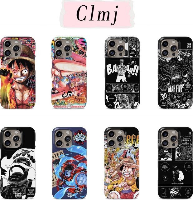 O-Ones Comics P-Pieces Handyhülle für iPhone 11 bis iPhone 17 Pro Max, Doppelschichtige Abdeckung, Multicolour - Bild 1