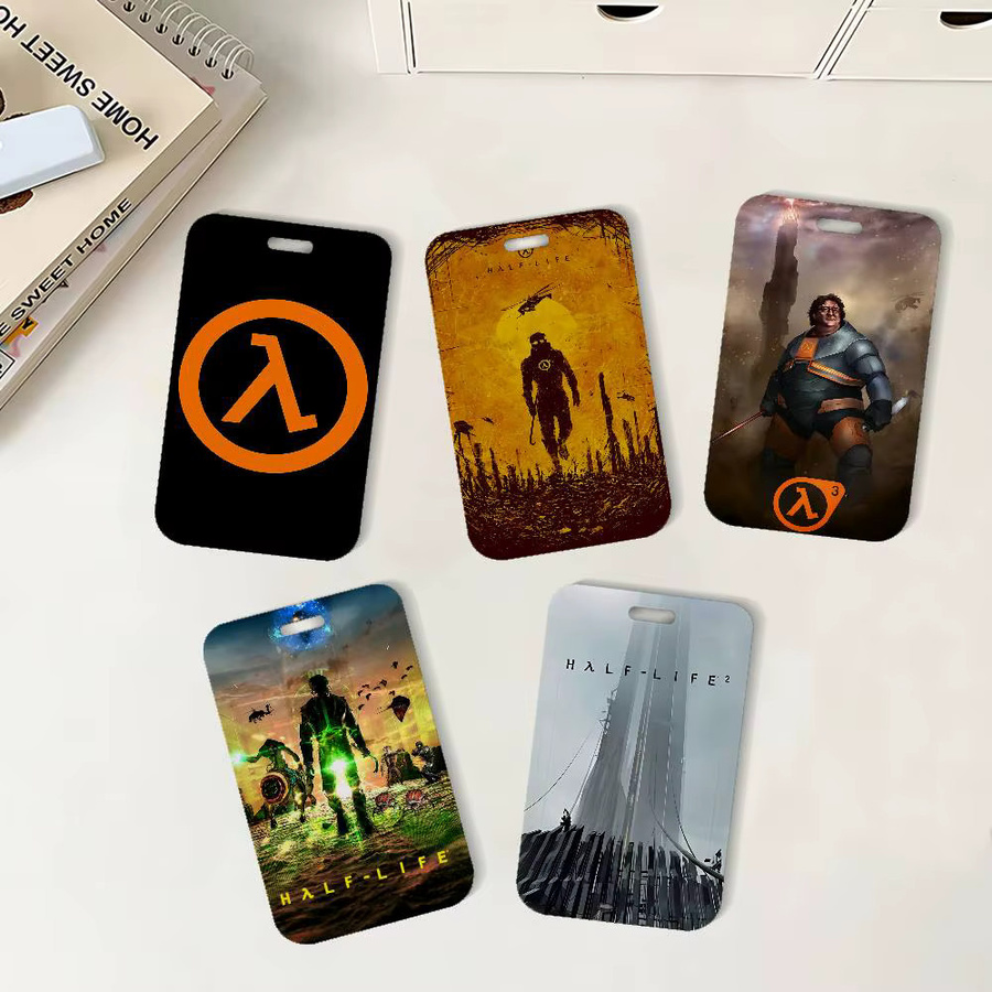 Game H-Half L-Life Ausweishalter mit Umhängeband in Multicolor aus Kunststoff für Büro und Schule - Bild 2