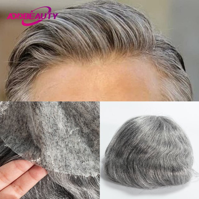 Addbeauty Toupet Indisches Echthaar, Herren - Bild 1