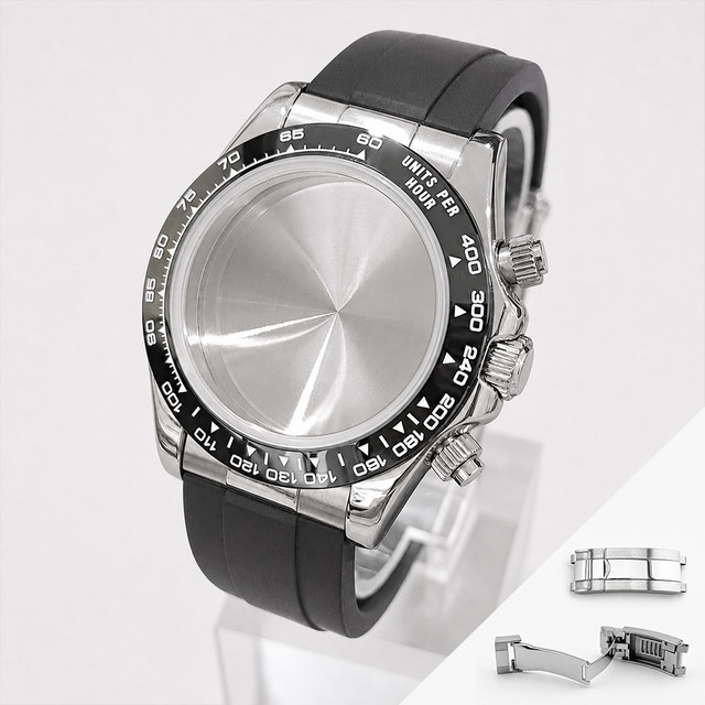 ForgeLink Uhrengehäuse, Edelstahl, Silber, 29 mm, Unisex - Bild 1