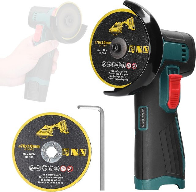 Multifunktionales elektrisches Schleifwerkzeug Kkmoon, 3 Zoll Handheld Winkel-Schleifmaschine, bunt - Bild 1