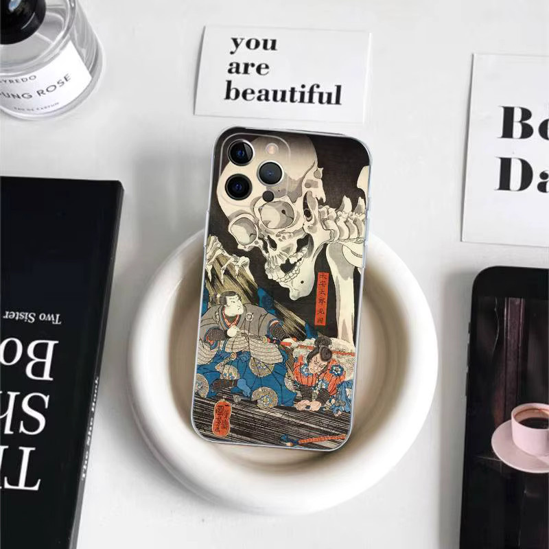 Handyhülle mit Utagawa Kuniyoshi Ukiyoe Art Design für Apple iPhone Modelle in Multicolour - Bild 2