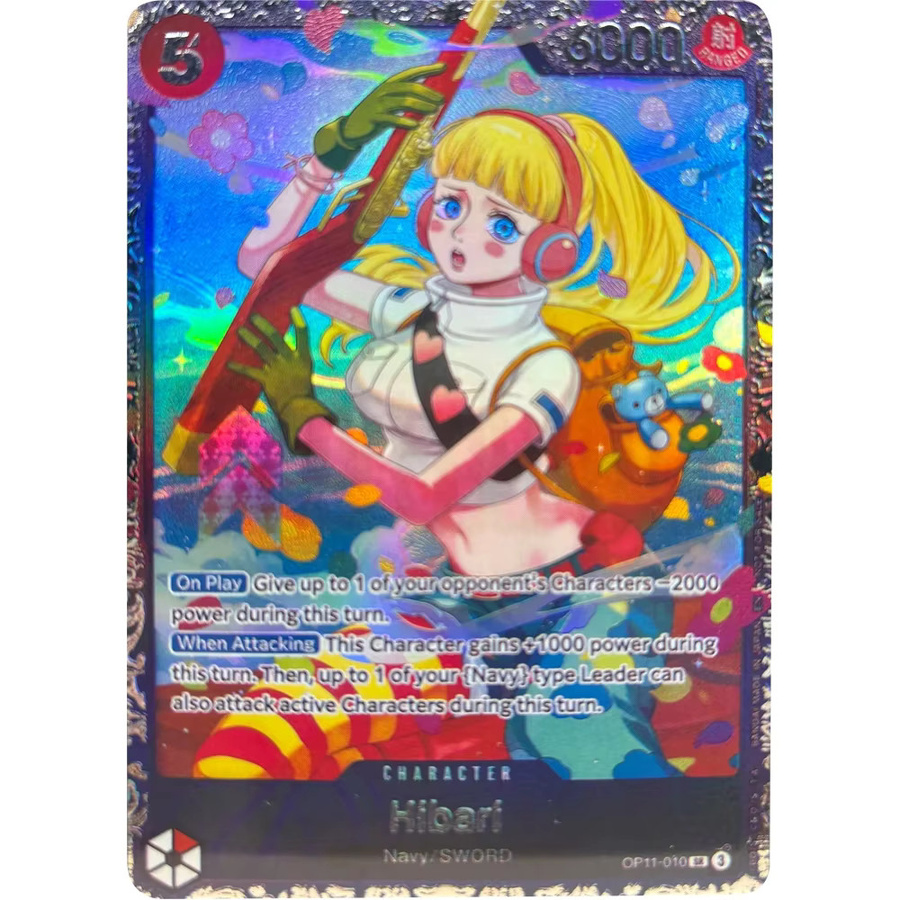 Bandai One Piece Sammelkarten, DIY 0P11-010 Hibari EN, Spielzeug - Bild 2