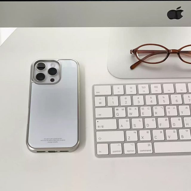 Ins Trendy Handyhülle Mottled Light Shadow für iPhone 11 bis iPhone 17 Pro Max in Transparent - Bild 1