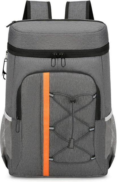 TOMTOP JMS Isolierter Kühlrucksack aus Aluminiumfolie in Dunkelgrau - Bild 1