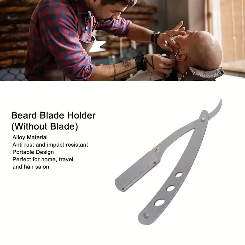 vvocci Sicherheitsrasierer, Edelstahl, faltbar, Herren - Bild 3