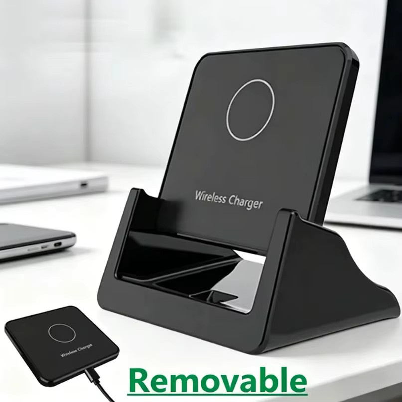 VIKEFON Universelles kabelloses Schnellladegerät und Multi-Phone-Ladestation in Schwarz - Bild 2