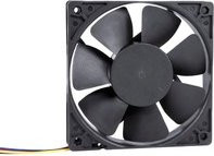 Alphacool Core 120mm Gehäuselüfter PWM 4000rpm Schwarz - Bild 1