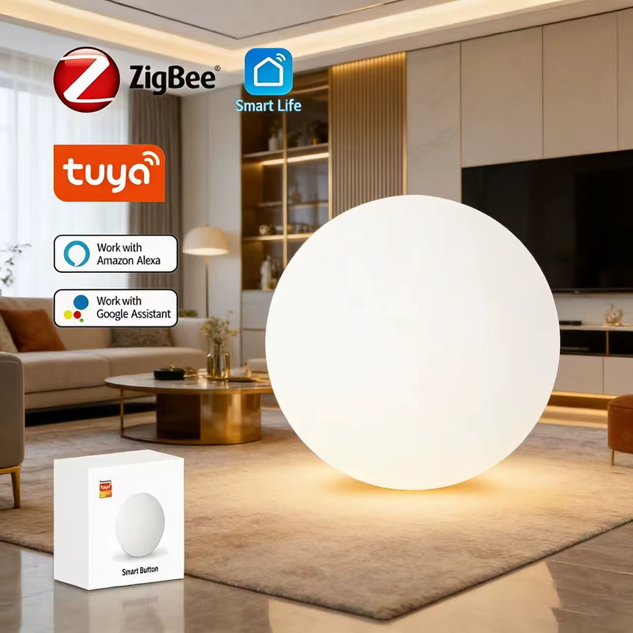 Tuya Zigbee Smart Szenenschalter Weiß – Kabelloser Automatisierungs-Controller zur Fernsteuerung kompatibel mit Alexa und Google Home - Bild 5