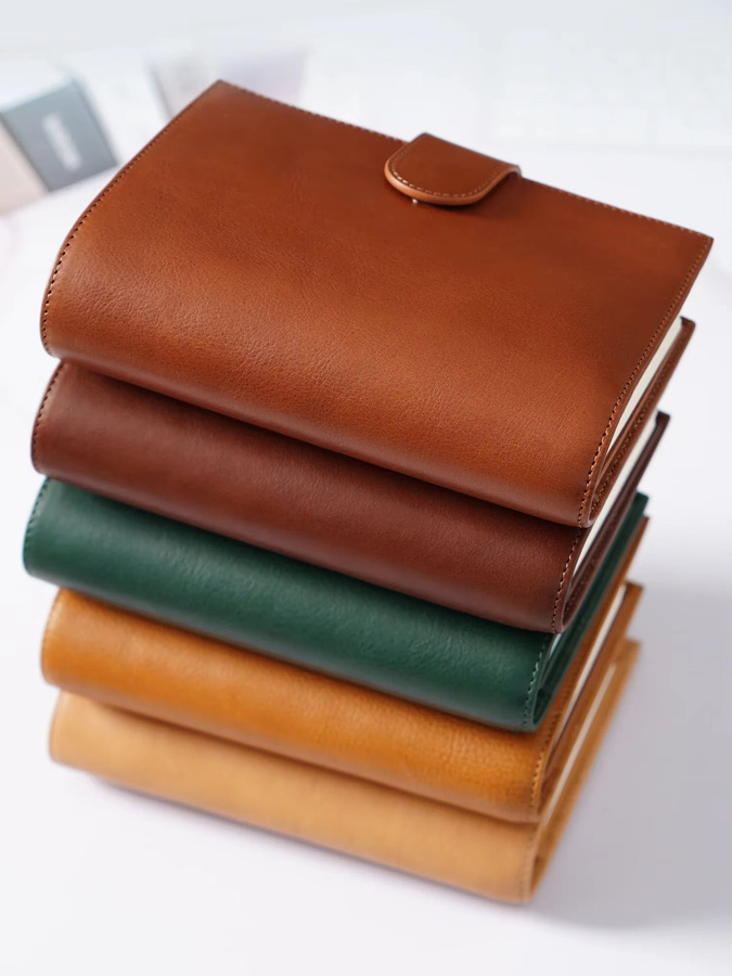 Moterm Personal Size Luxe Rings Planner Notizbuch aus pflanzlich gegerbtem Leder in Grün mit 30-mm-Ringbinder als Agenda-Organizer und Journal - Bild 2
