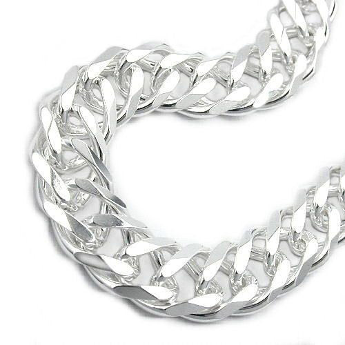 SIGO Armband Zwillingspanzer, 11 mm, 925 Silber, Unisex - Bild 1