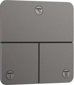 Hansgrohe ShowerSelect Comfort Q UP Unterputz-Duscharmatur mit 3 Anschlüssen in Brushed Black Chrome - Bild 1