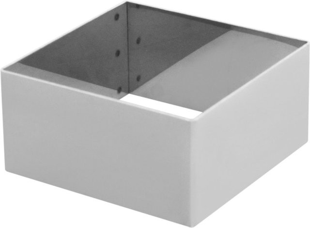 Schneider Schnitten- und Backrahmen quadratisch aus Edelstahl in Silber, B/T/H: 10 x 10 x 5 cm - Bild 1