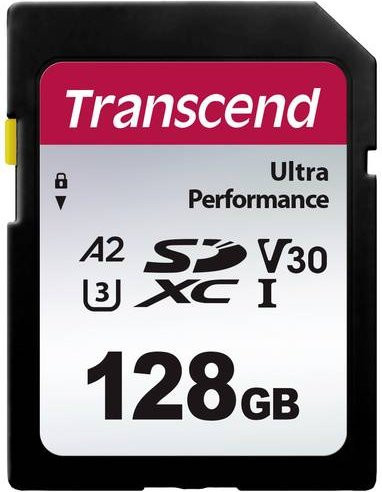 Transcend SDXC-Speicherkarte 128GB in Schwarz mit A2 Application Performance Class und V30 Video Speed Class - Bild 1