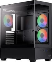 AeroCool Tower-Gehäuse P500D-G-BK-v1 in Schwarz - Bild 1